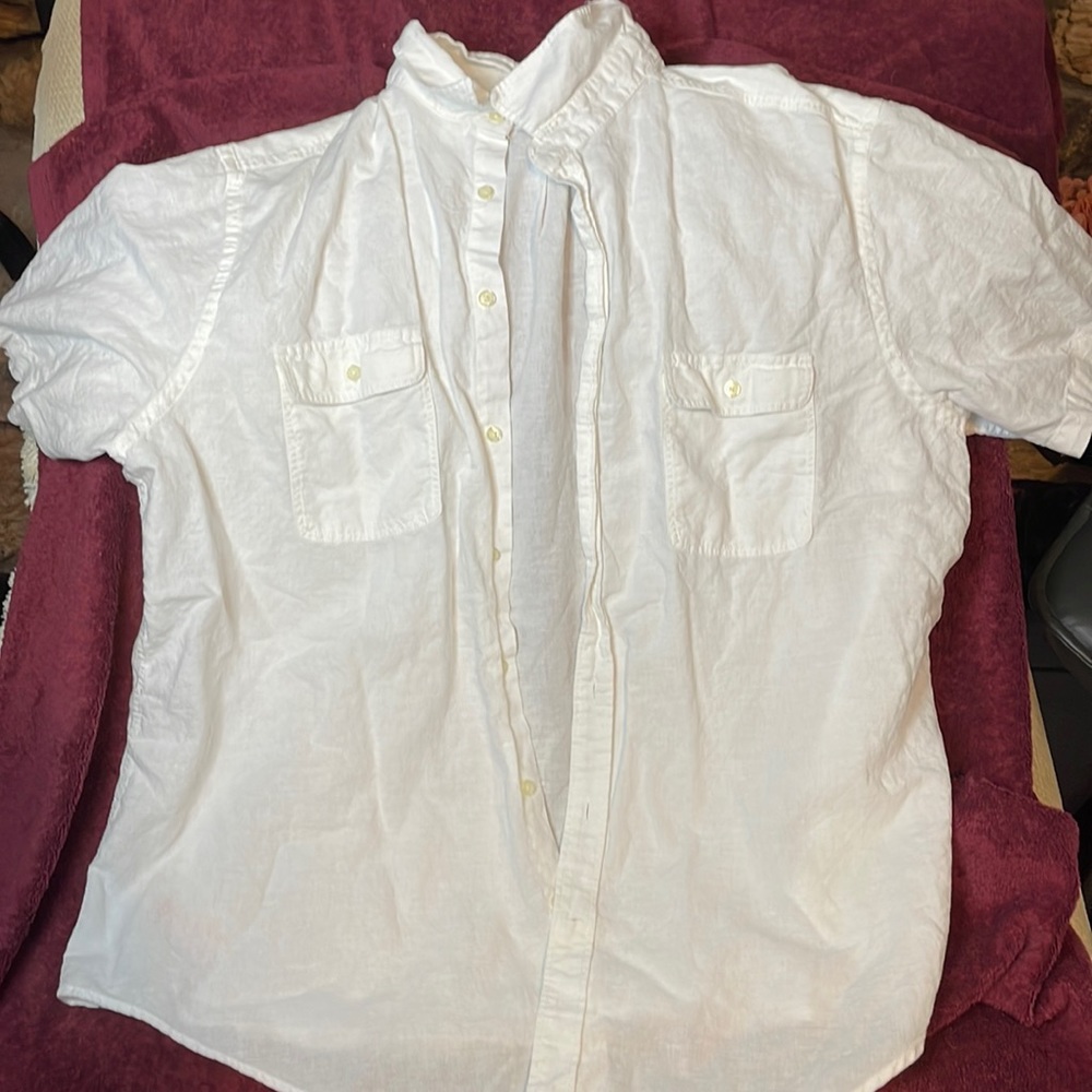 White Merona Classic Fit button up